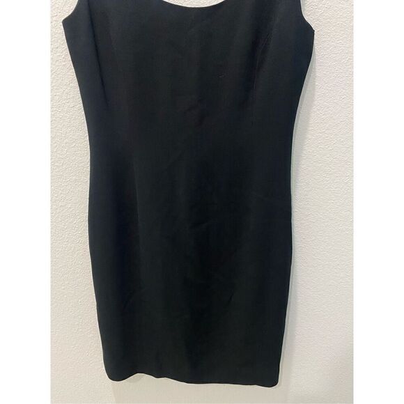 Vintage Ann Taylor Black Dress Size 10 - Picture 3 of 8